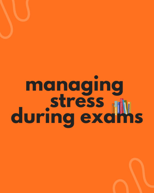 Managing stress during exam season is easier said than done.⁠
Our top advice? Speak out and reach out if you need support. And don’t forget to check in on your friends and peers who may be finding this time tough 💛