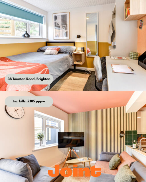 Still on the hunt for student accommodation in Brighton? 🏠⁠
⁠
Whether you're coming solo or as part of a group, we've got plenty of gorgeous houses still available for the new academic year.⁠
⁠
📞 Call us on 01273 257141⁠
🌐 Visit jointliving.co.uk to find out more⁠